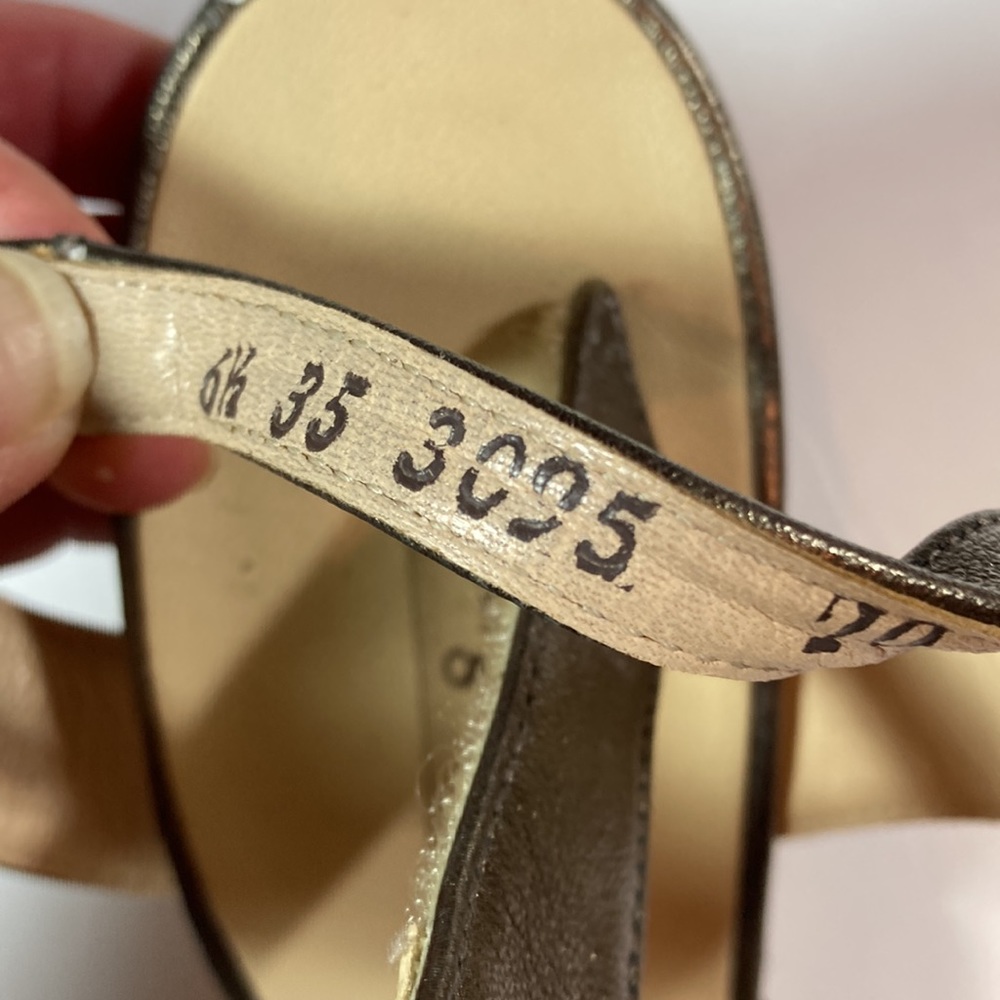 Paul Green Bronze Slingback, Pointed Toe - Picture 5 of 10